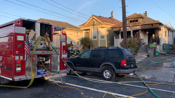 Three people displaced in Emeryville house fire