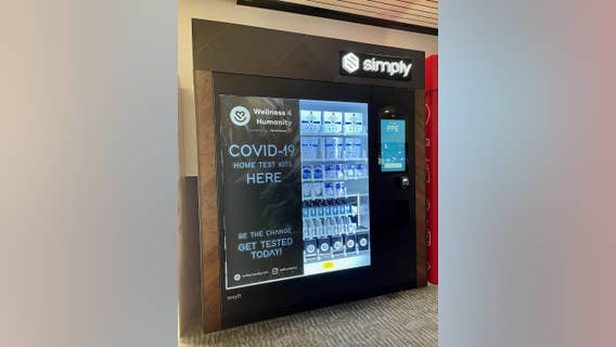 Oakland airport 1st in nation to sell COVID kits in vending machines