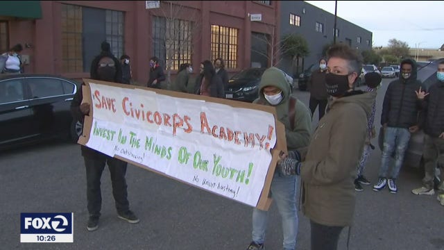 Rally against new operator at Civicorps charter school