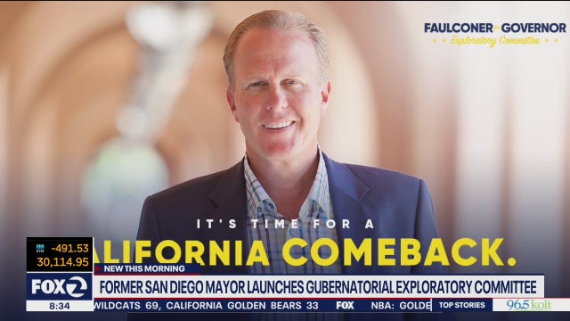 Former San Diego mayor launches committee to run for governor
