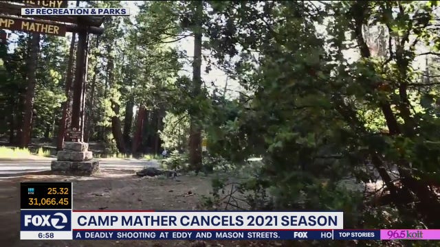 Popular San Francisco Camp Mather will remain closed all year for COVID