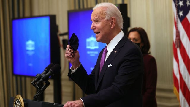 Biden signs executive orders focused on battling COVID-19