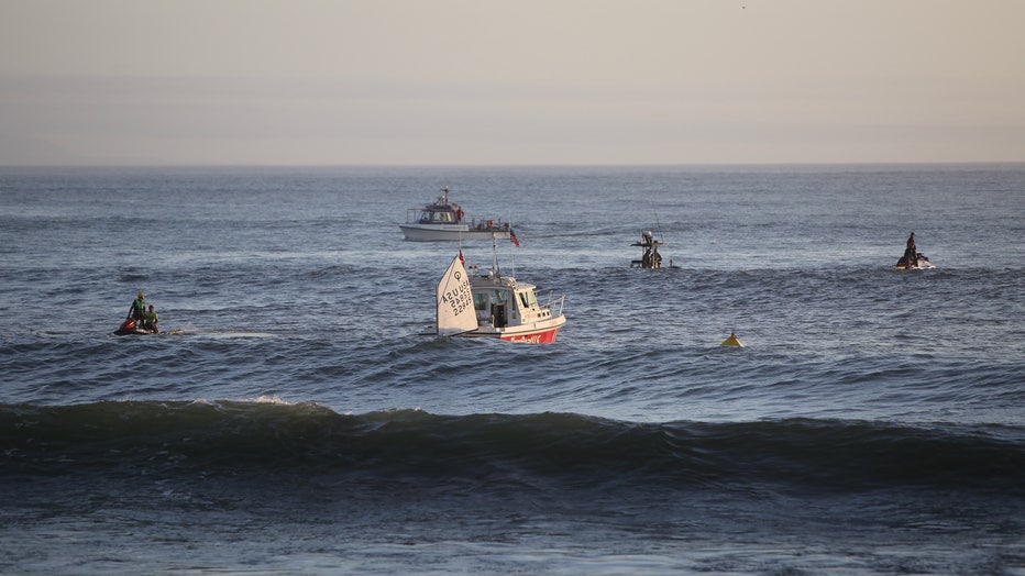 12 children rescued from Santa Cruz harbor after large waves