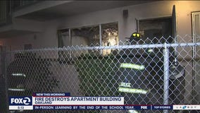 Oakland firefighters extinguish early morning apartment fire