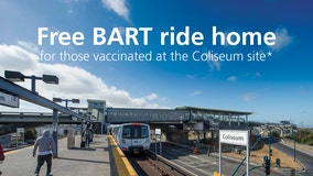 BART to offer free rides home for those vaccinated at Coliseum COVID vaccine site