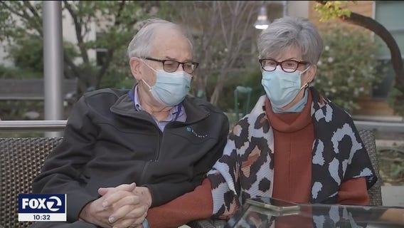 Two vaccines and two weeks later, Palo Alto seniors celebrate and hug
