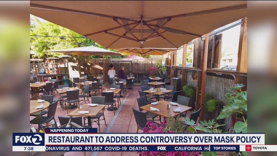 Sonoma restaurant weighs in on Black Lives Matter mask policy