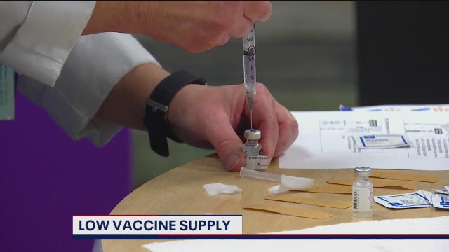 COVID vaccine shortages, irregular distribution delays some COVID inoculations