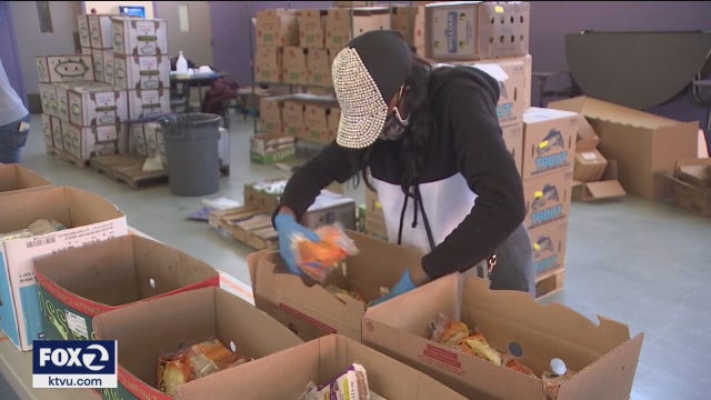 School district's food distribution site creates delivery jobs, offers lifeline to those in need