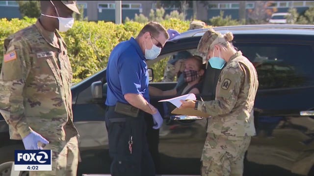 'We built a little city': Oakland Coliseum mass vaccination site opens