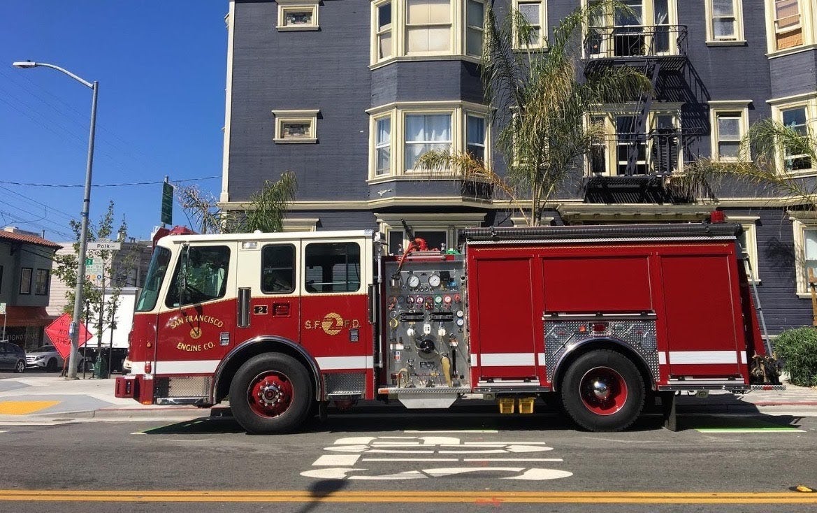 Person jumps out second-story window in SF after electric scooter fire
