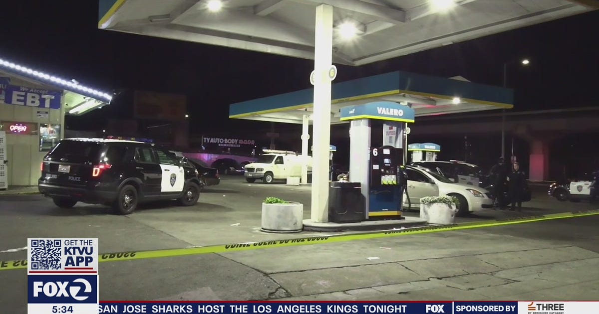 Deadly shooting at Oakland gas station; victim found in car | KTVU FOX 2