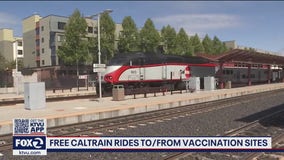 Caltrain offering free rides to vaccination sites starting Monday