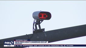 New red light traffic cameras in Fremont