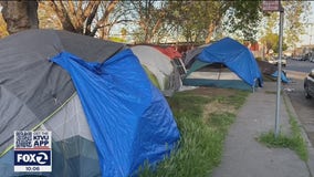 Fire and gunfire at West Oakland homeless encampment concerns neighbors