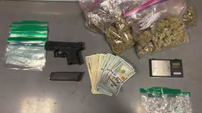 Traffic stop leads to arrest for drugs, gun, child endangerment