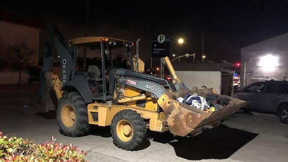 Police arrest man who went on joyride in stolen tractor