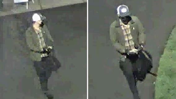 San Mateo police looking to ID suspect stealing wood from park property