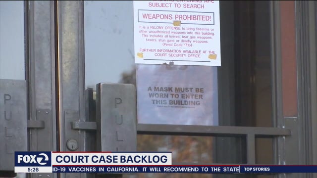 Defendants worry about big backlog of court cases because of coronavirus