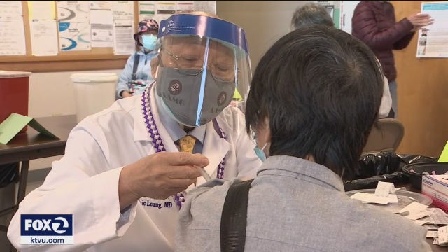 Doctors, nonprofit hold vaccine clinic for SF’s Chinese-American community