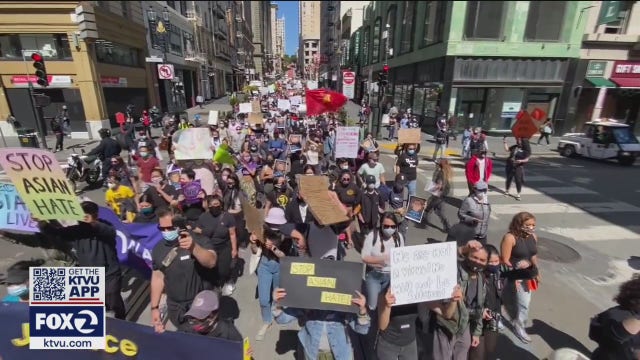 Rallies held around the Bay Area to decry racist attacks against Asians