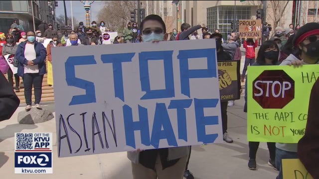 South Bay rally held to call attention to hate crimes against Asian American community