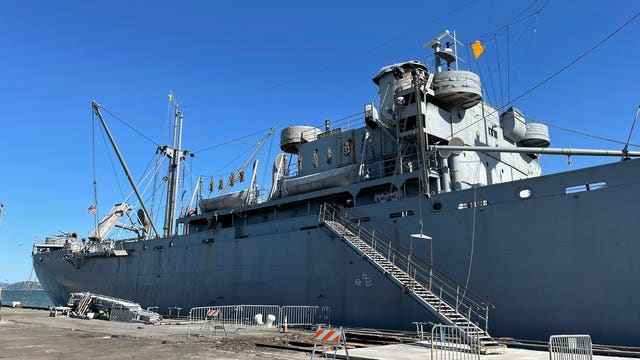 Historic Liberty ship SS Jeremiah O'Brien returns to Pier 45