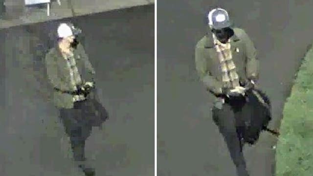 San Mateo police looking to ID suspect stealing wood from park property