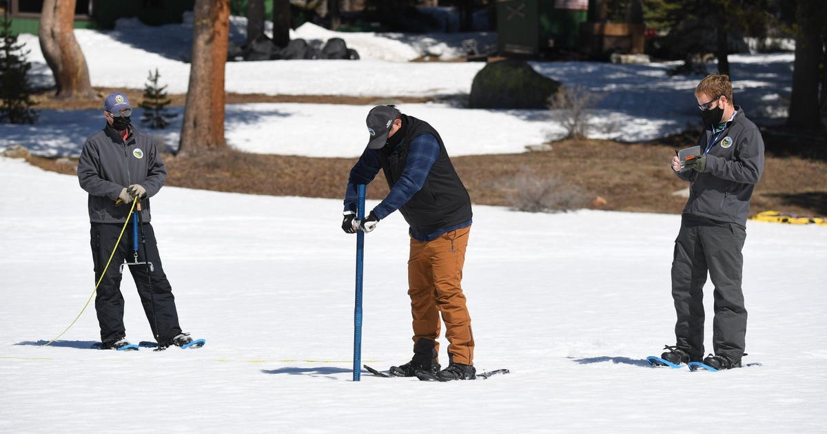 California snowpack below normal again as rainy season wraps up | KTVU ...