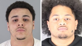 San Mateo police arrest two men in connection with weekend crime spree, seek third suspect