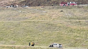 Passenger dies, driver ejected when minivan went through guardrail on Altamont Pass