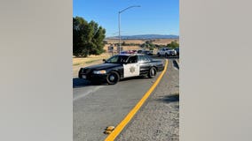 Grass fire near Highway 4 in Concord