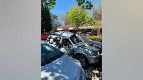 Vehicle explosion at Santa Rosa shopping center