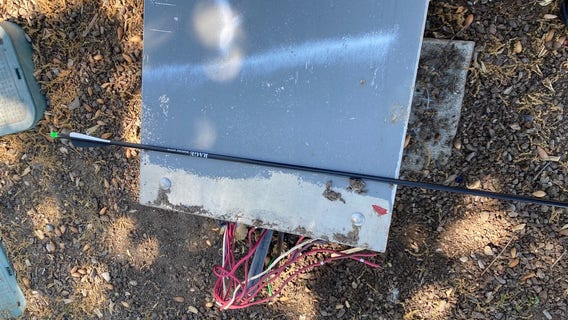 VTA employee struck in back with an arrow by unknown assailant