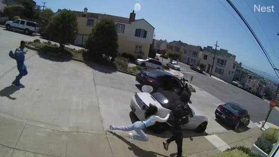 Family visiting San Francisco chases car burglars, two injured