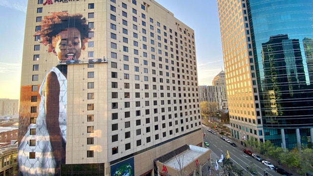 With focus on hunger, tallest mural in Oakland to be completed Thursday