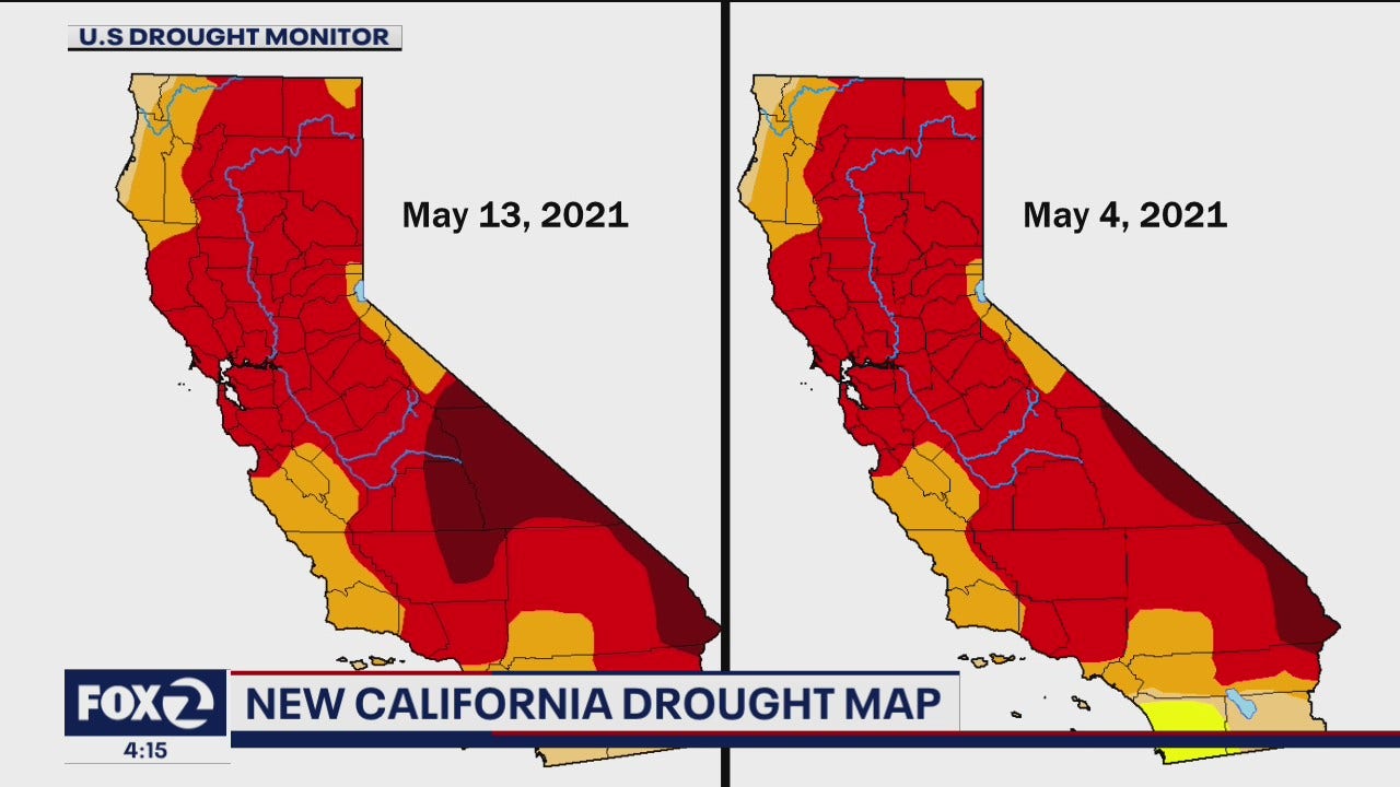 Latest California drought map illustrates the severity of conditions