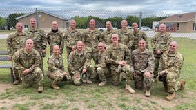 Soldiers shave heads for battle buddy's sister fighting brain cancer