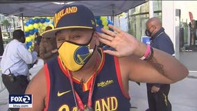 Watch party fans undeterred by Warriors' loss to Lakers