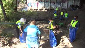 Volunteers, local officials join for large cleanup of San Jose's Coyote Creek