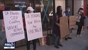 Protesters in Chinatown say SF D.A. Chesa Boudin’s policies make city more dangerous