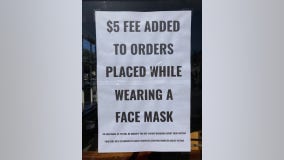 Northern California cafe owner charges customers fee for wearing a mask