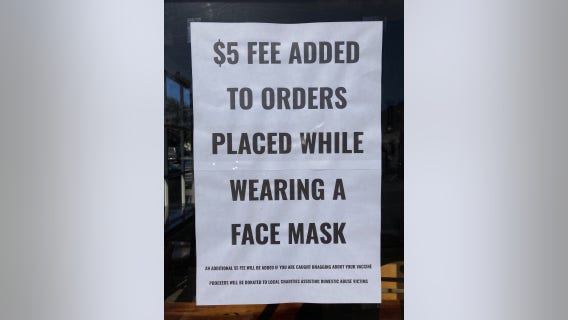 Northern California cafe owner charges customers fee for wearing a mask