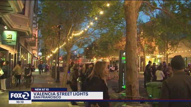 San Francisco's Valencia Corridor lights up