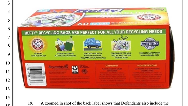 Hefty Recycling Bags - Truth in Advertising