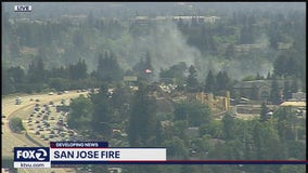 Crews responding to four small fires in San Jose