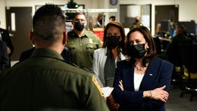 On border tour, VP Kamala Harris cites 'progress' in 'tough' situation