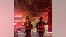 Fire guts Mill Valley home, two firefighters injured