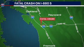 1 person killed in multi-vehicle crash on I-880 in Hayward