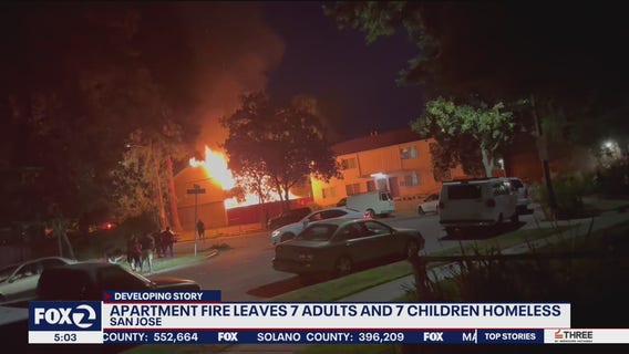 San Jose tenants hear blasts, run to save each other from apartment fire
